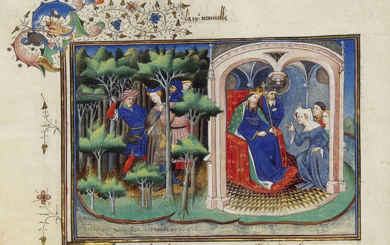 Décaméron de Boccace, BnF, Bibliothèque de l'Arsenal.