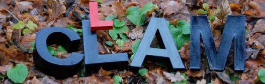 CLLAM-logo på löv